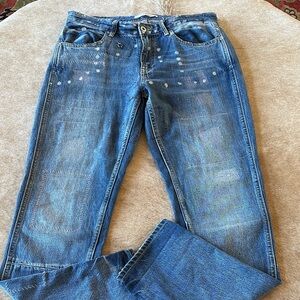 Scotch & Soda Stitched Blue Denim Jeans